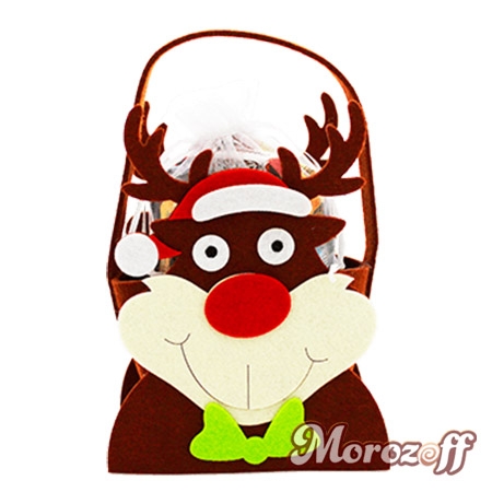 Новогодний подарок Олень Весельчак